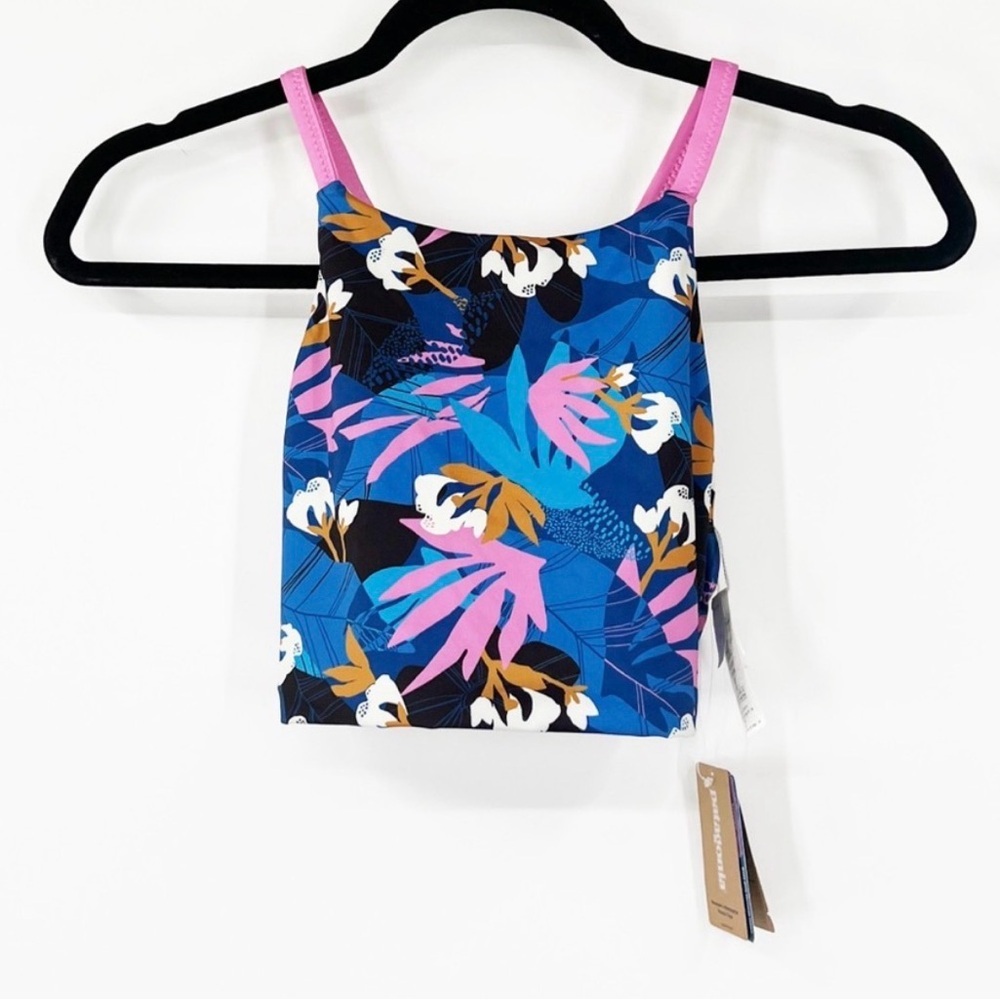 NWT Patagonia Nanogrip Nireta Swim Top ‘The Wild’ in Superior Blue. Medium.